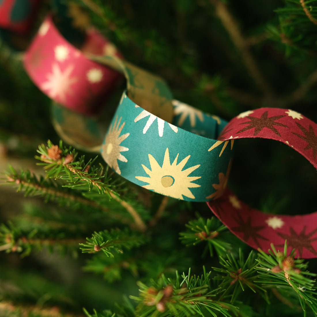 Multicoloured Festive Paper Chain Kit