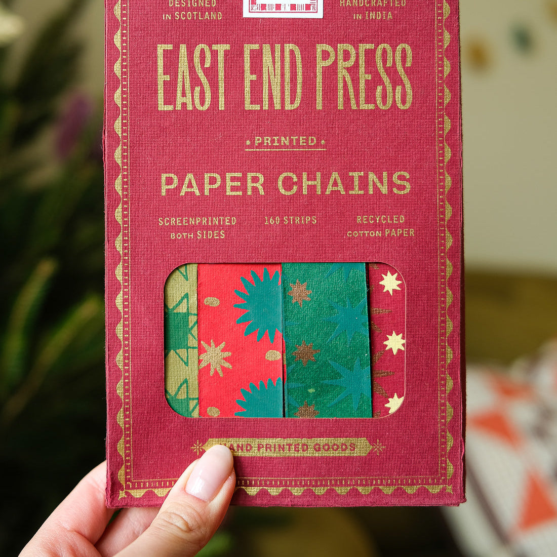 Multicoloured Festive Paper Chain Kit