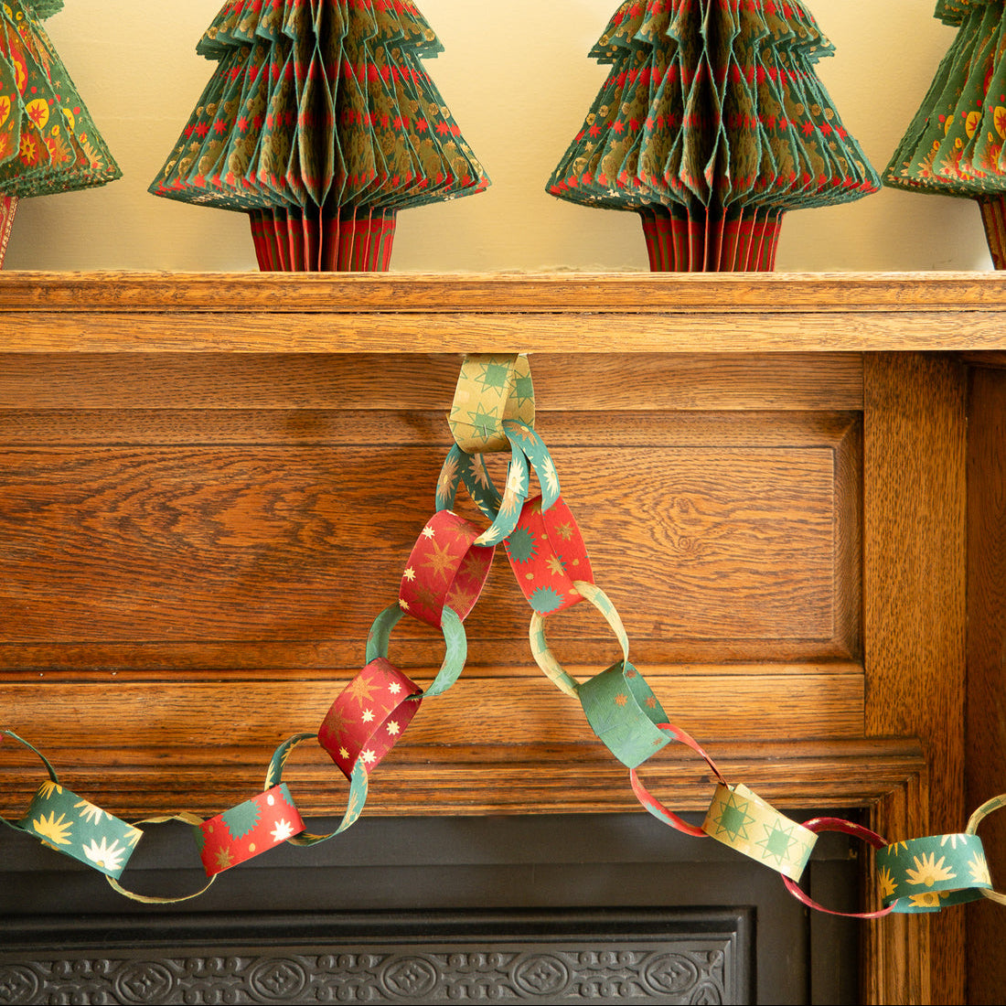 Multicoloured Festive Paper Chain Kit