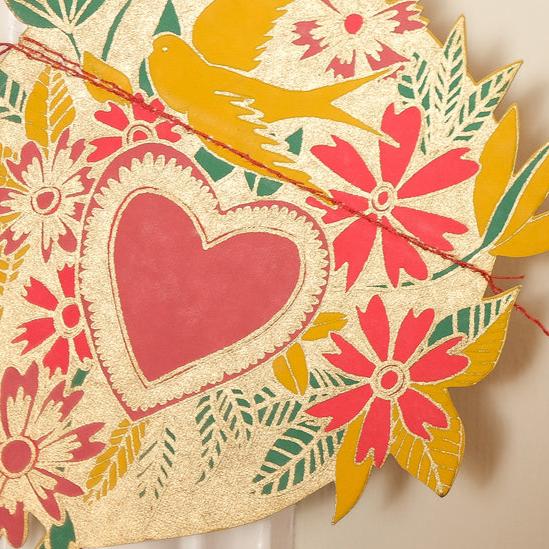 Hearts Sewn Garland