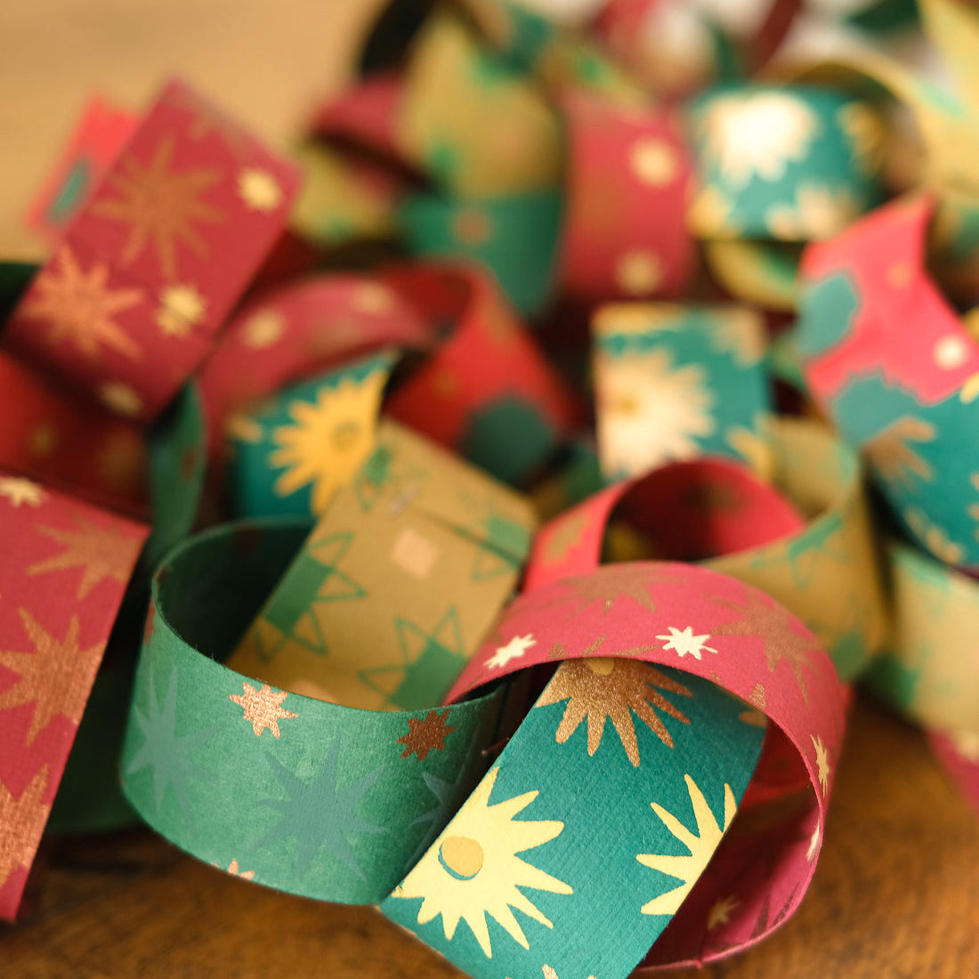 Multicoloured Festive Paper Chain Kit