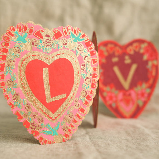 Love Concertina Greeting Card