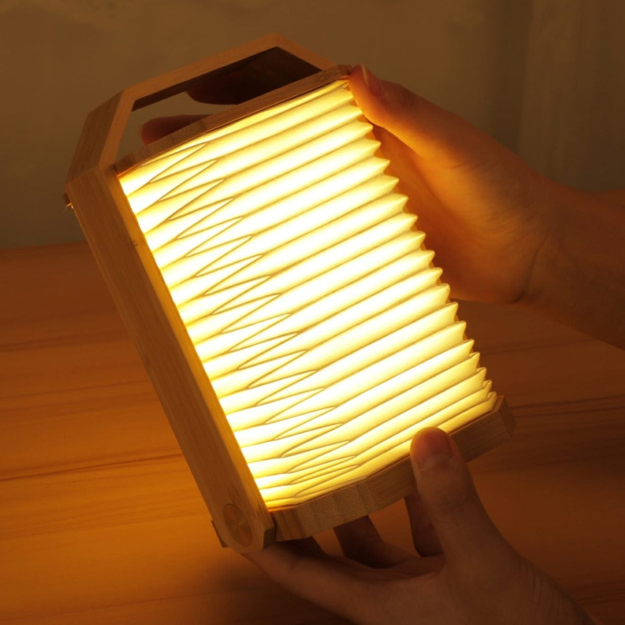 Gingko Smart Origami Lamp - Bamboo