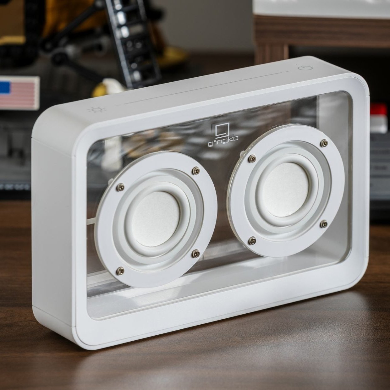 Mage See-Through Bluetooth Speaker - White