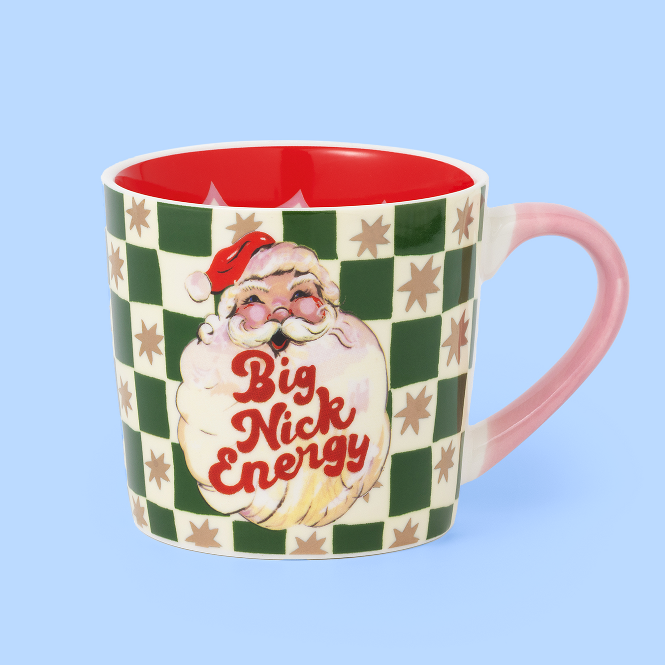 Big Nick Energy Checkerboard Mug