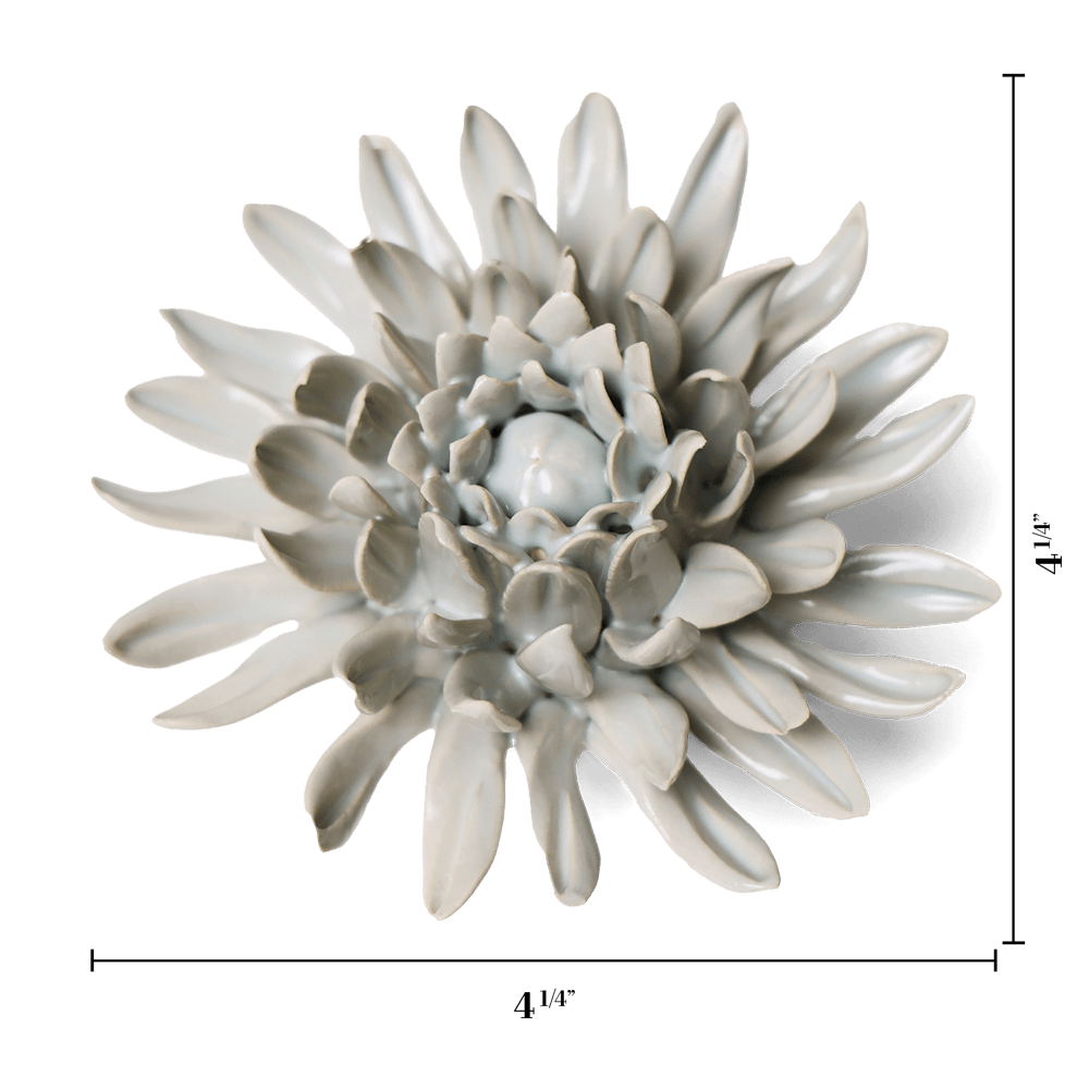 English Garden Ceramic Flower Mint Mum