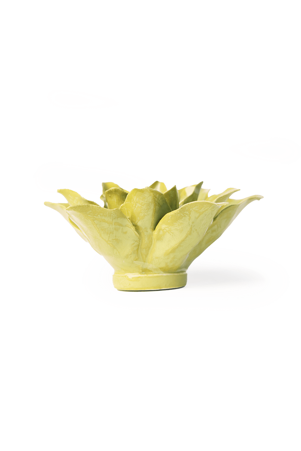 Ceramic Flower Wall Art Chartreuse Tiger Lily