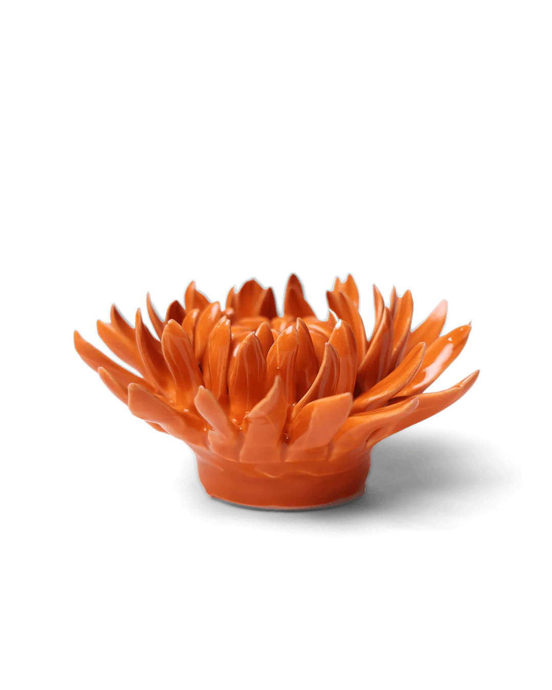Ceramic Flower Wall Art Orange Sarah Mum
