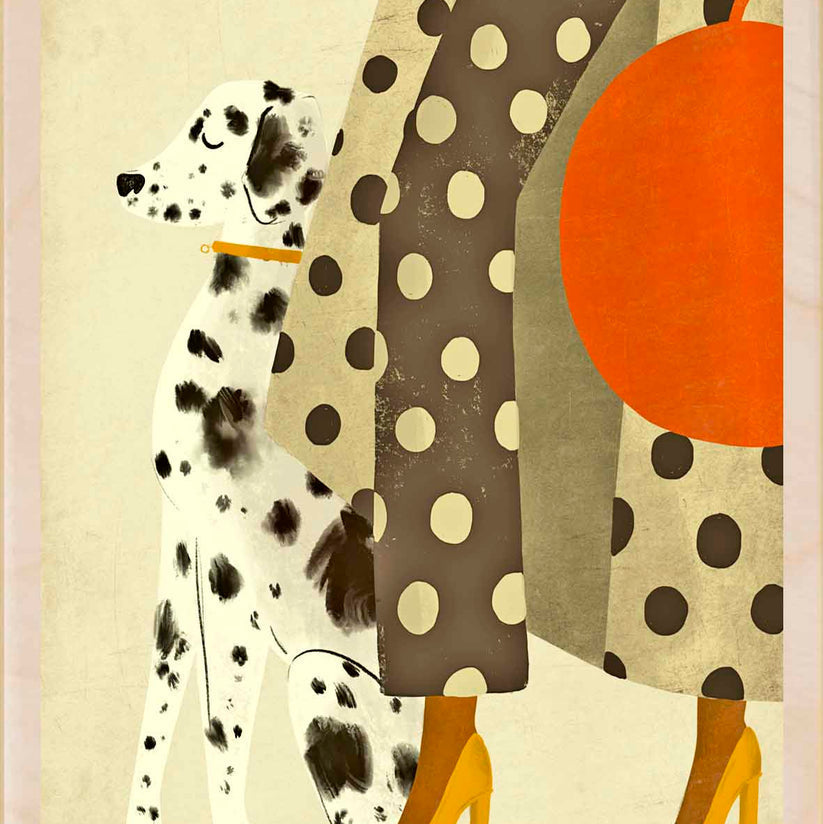 The Wooden Postcard Company - Dalmation Postcard