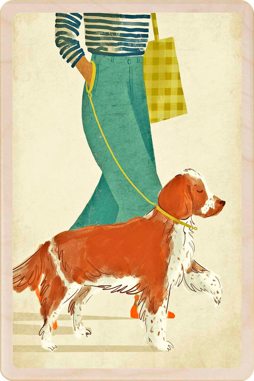The Wooden Postcard Company - Spaniel Postcard