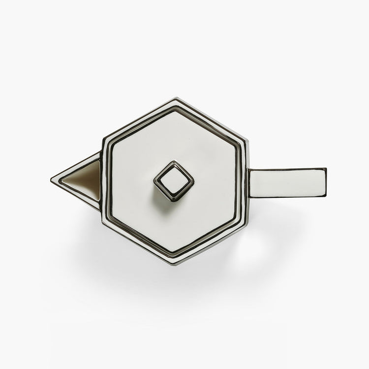 Serax Tea Pot White - Black Carte Blanche