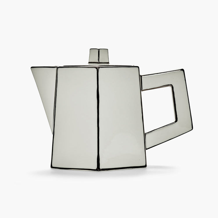 Serax Tea Pot White - Black Carte Blanche