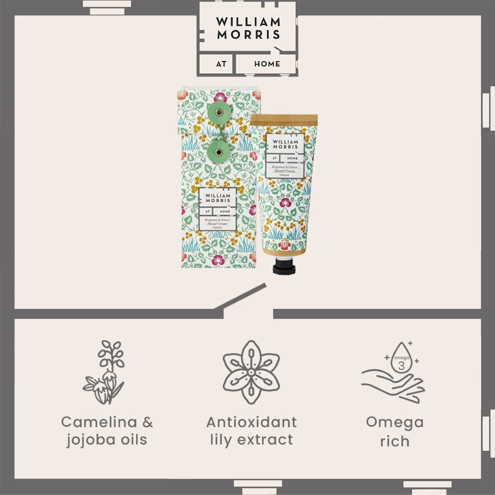 William Morris At Home - Bergamot & Vetier Hand Cream