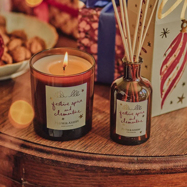 Plum & Ashby - Festive Spice & Clementine Candle
