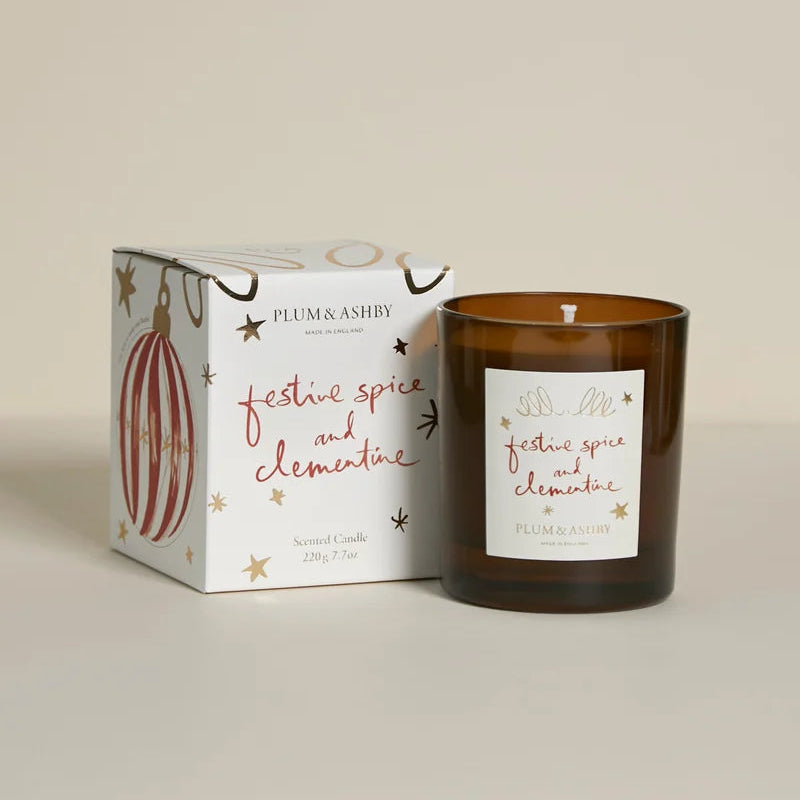 Plum & Ashby - Festive Spice & Clementine Candle