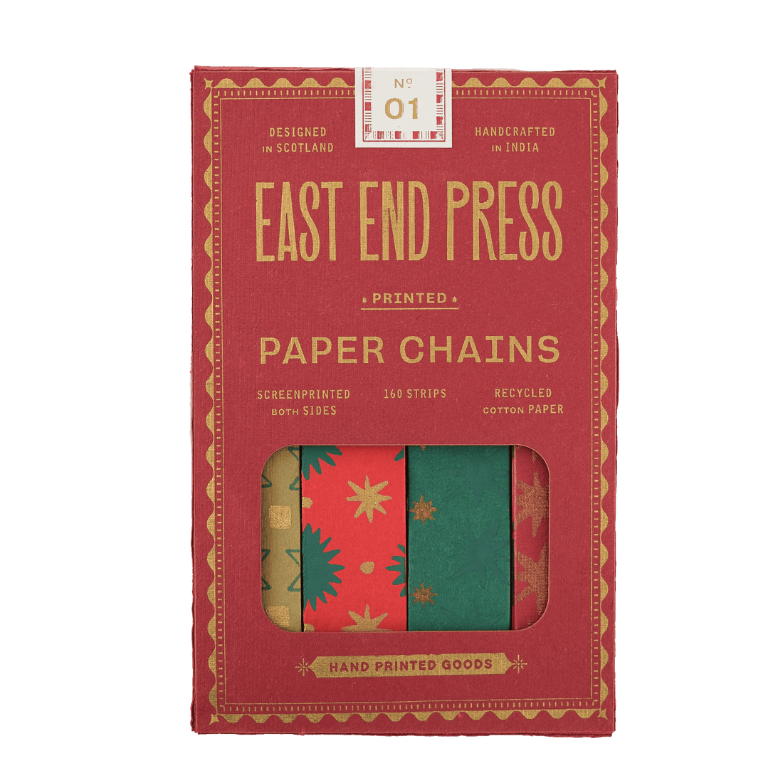 Multicoloured Festive Paper Chain Kit