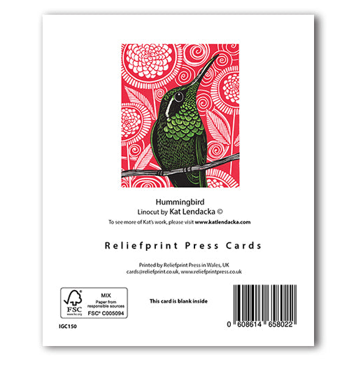 Hummingbird - Cardiau Nico Card