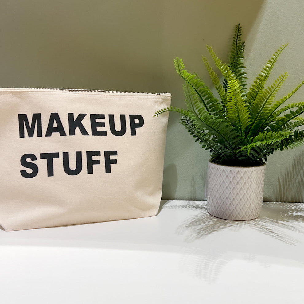 Makeup Stuff Pouch - Natural