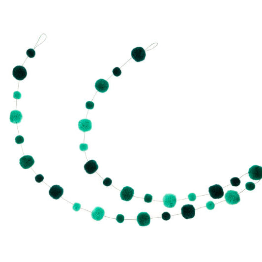 Greens Pom Pom Garland