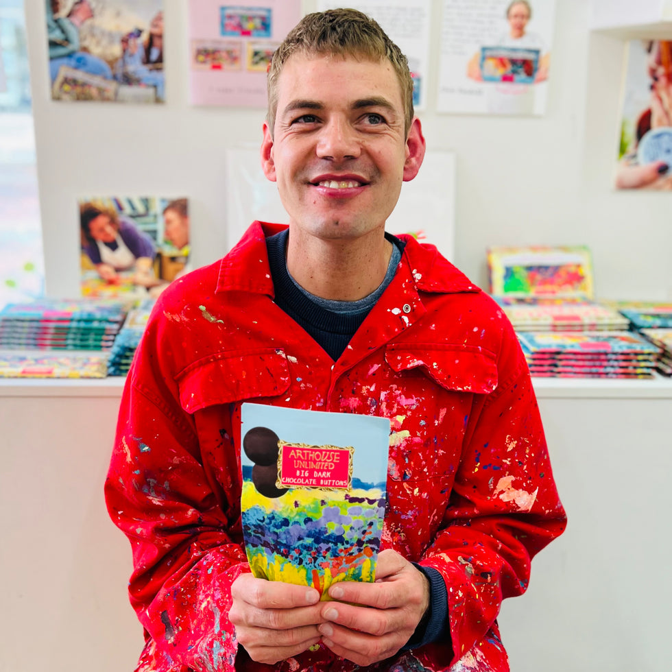 Arthouse Unlimited - Sea of Daffodils, Big Dark Chocolate Buttons