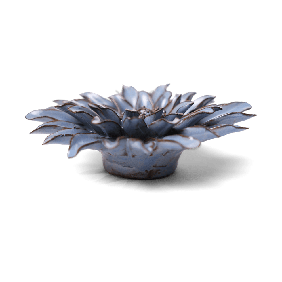 Japan Ceramic Flower Grey Gerbera Daisy
