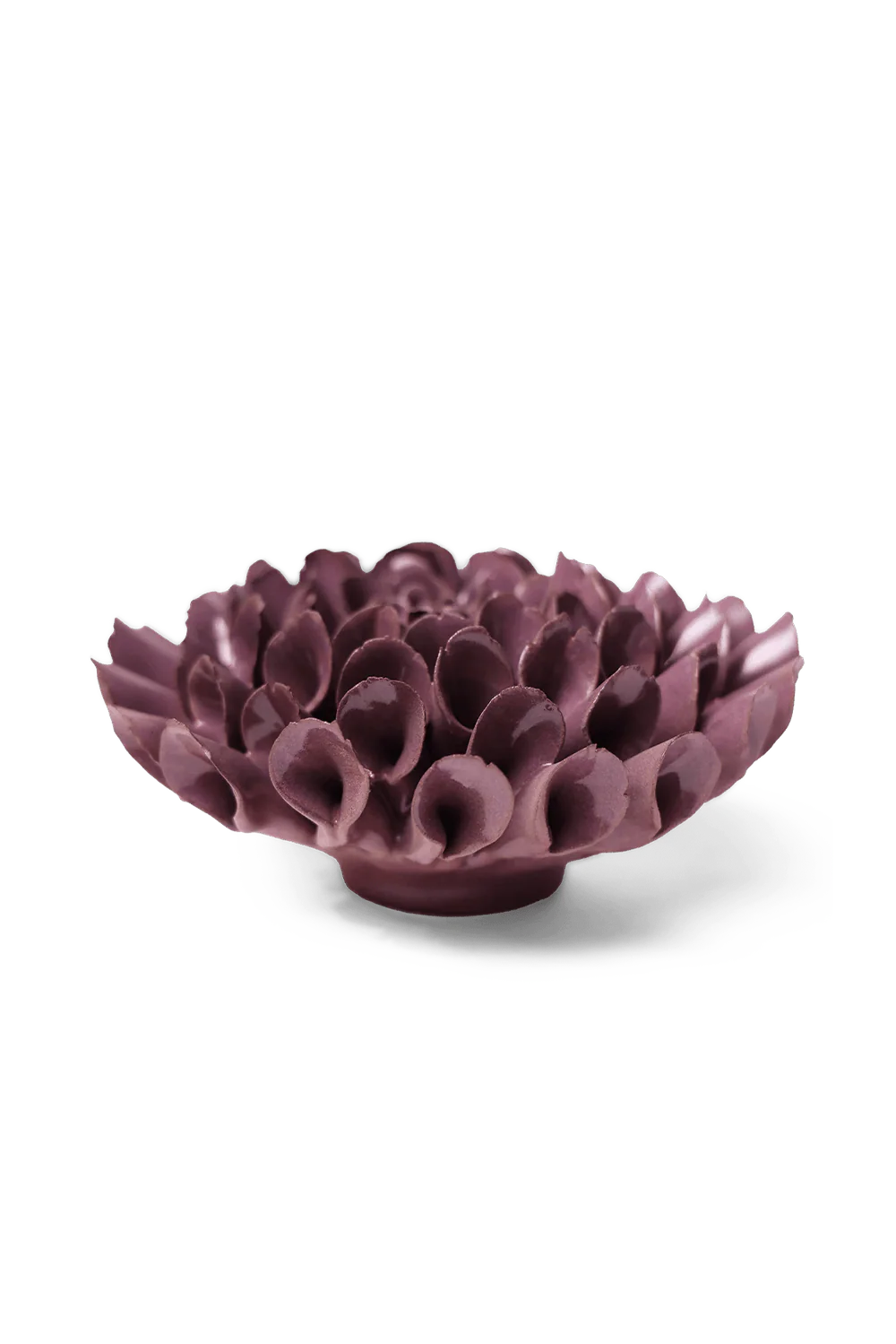 Ceramic Flower Wall Art Violet Blue Cornel Dahlia