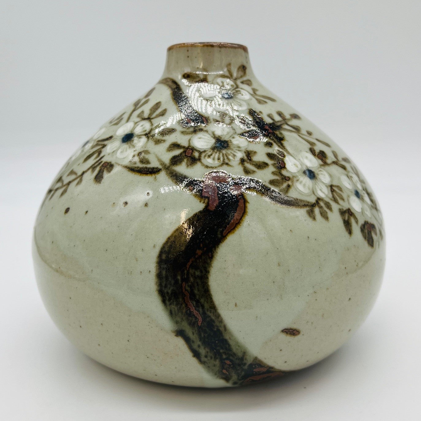 Studio Pottery Bulbous Bud Posy Vase