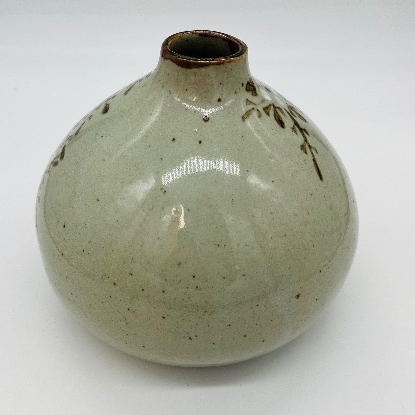 Studio Pottery Bulbous Bud Posy Vase