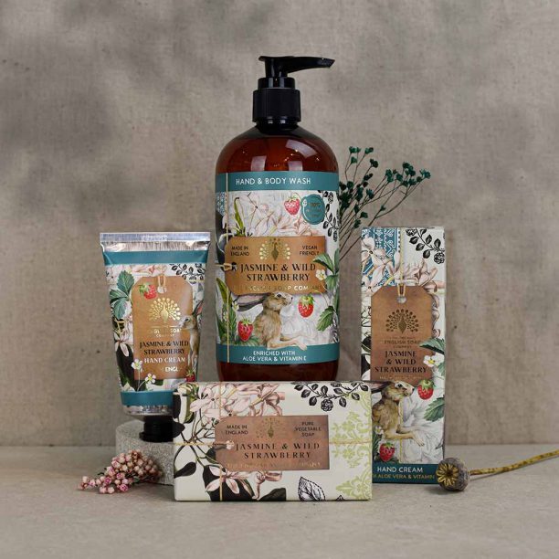 Anniversary Jasmine and Wild Strawberry Hand and Body Wash