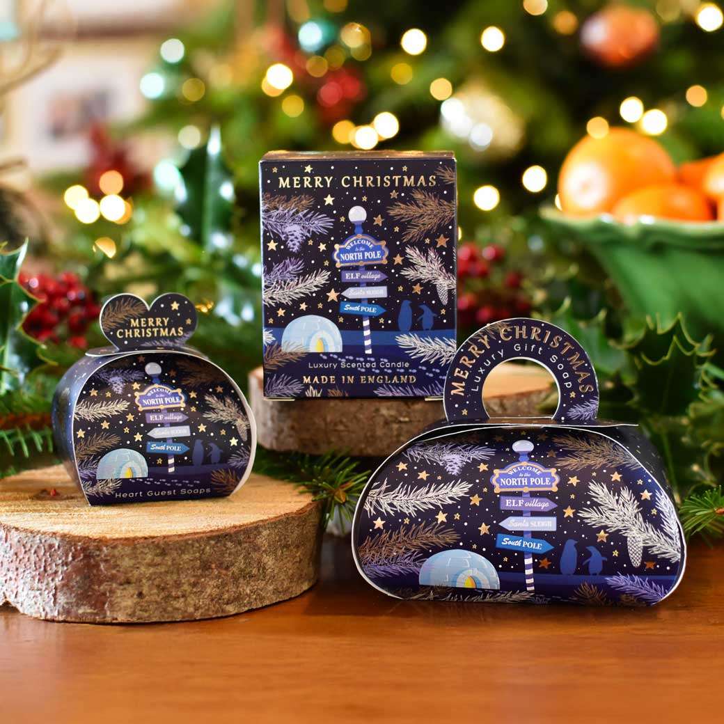 English Soap Company Christmas North Pole Gift Soap