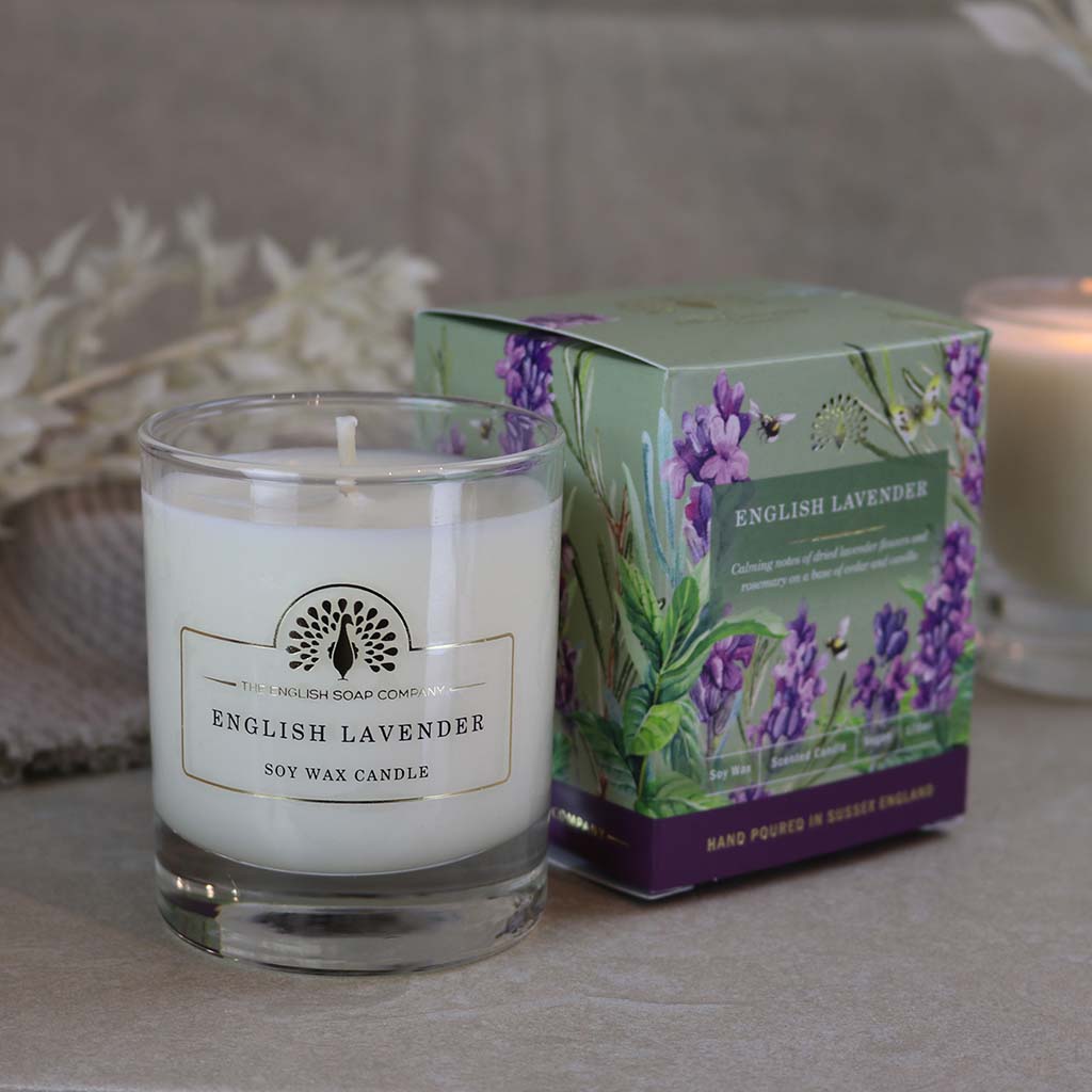 Signature English Lavender Scented Candle