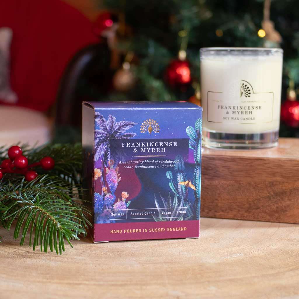 English Soap Company - Frankincense & Myrrh Scented Candle