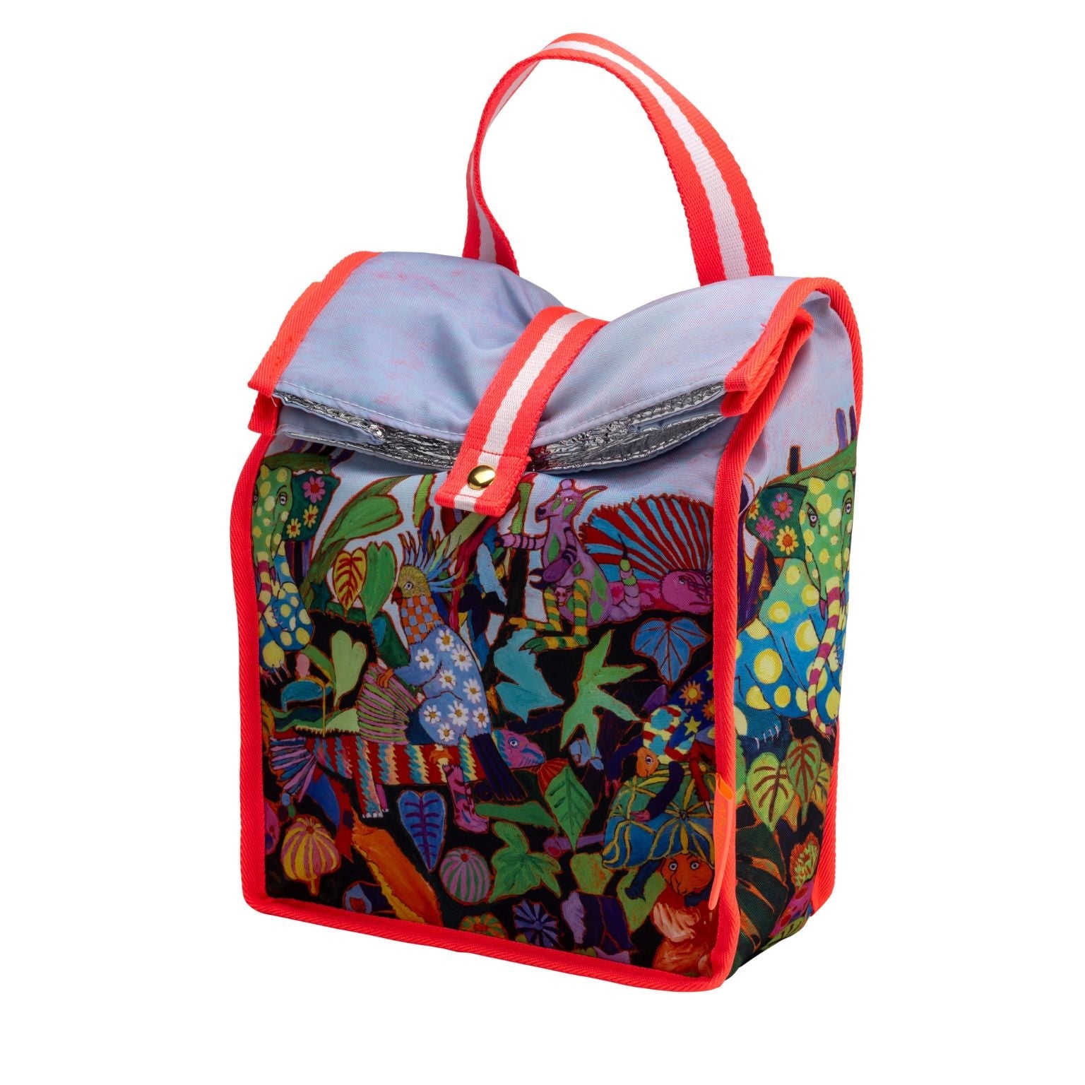 Tropical Rainbow Insulated Lunch Bag
