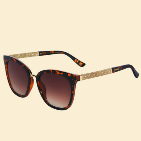 Powder Sunglasses - Luxe Natalia - Tortoiseshell/Glitter Sunglasses