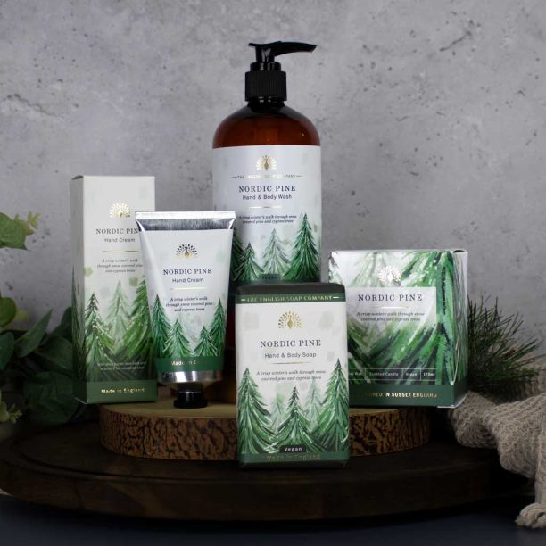 Wintertide Nordic Pine Luxury Soap and Hand Cream Gift Set