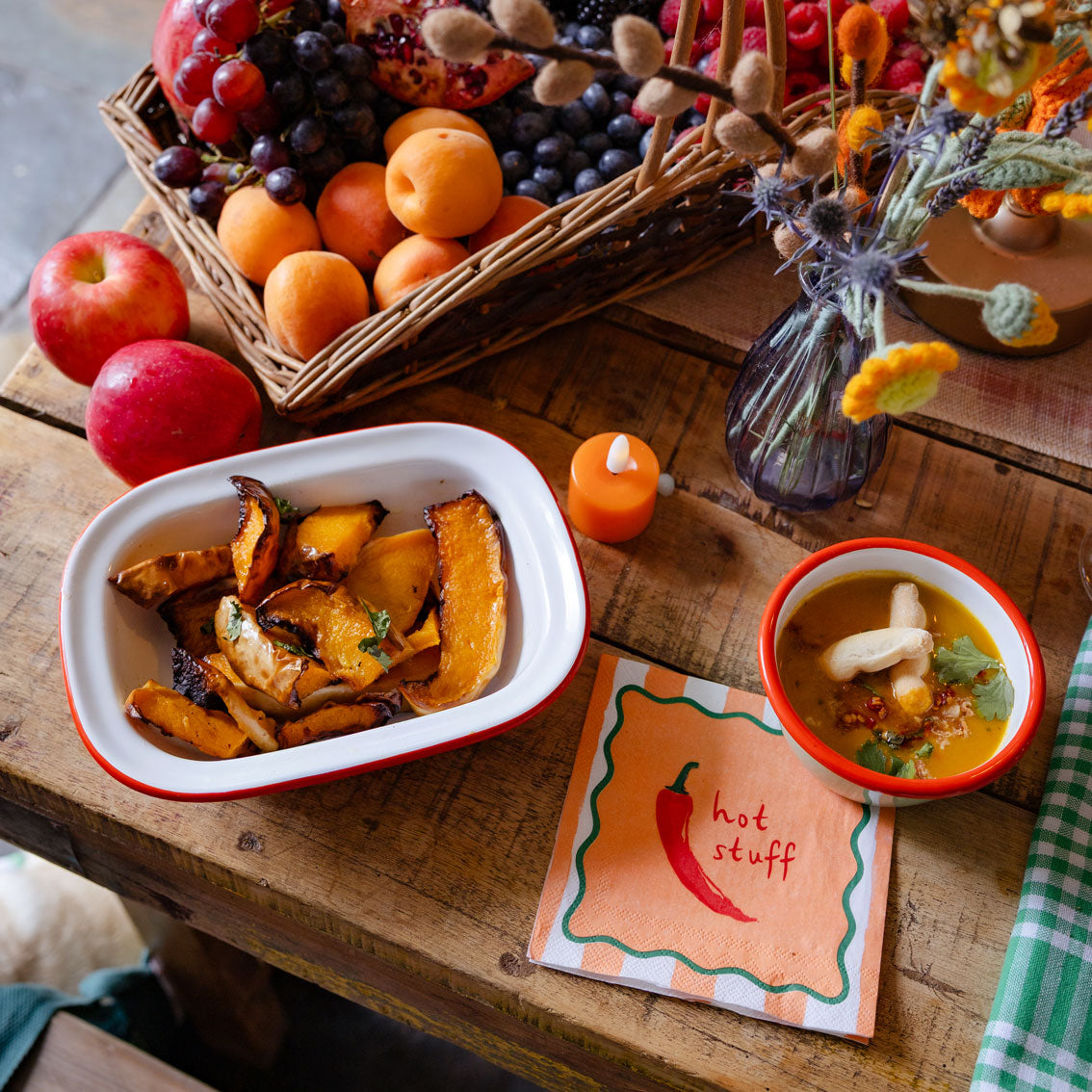Hot Stuff Chilli Cocktail Paper Napkins - 20 Pack