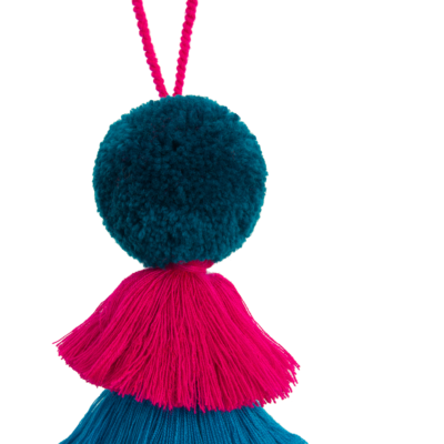 Pom Pom & Trio Tassel Swags - Regal