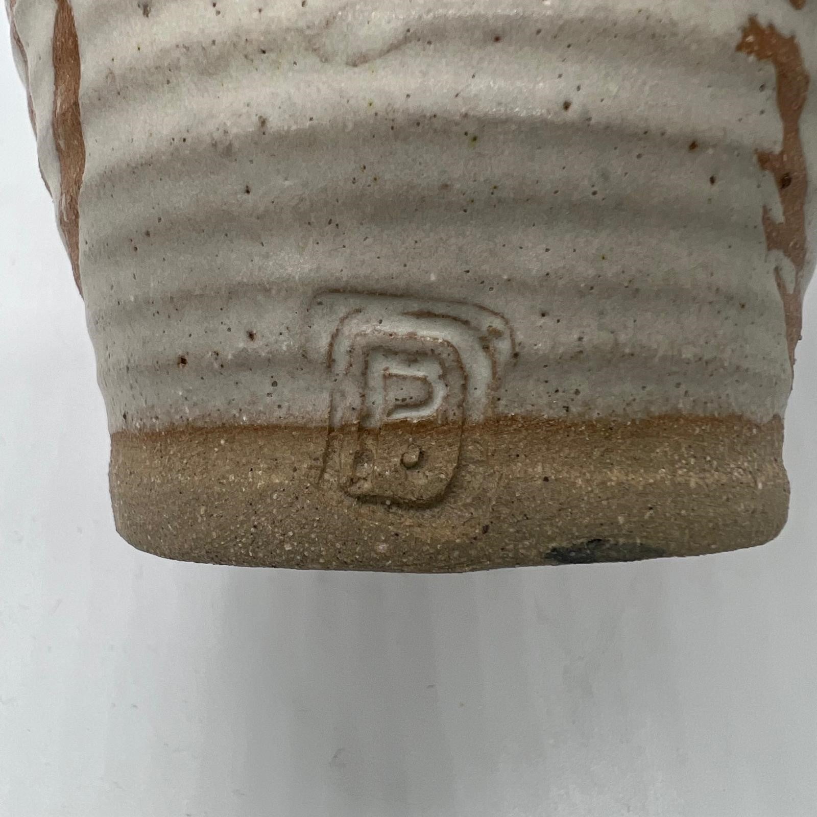 Studio Pottery Spiral Pot