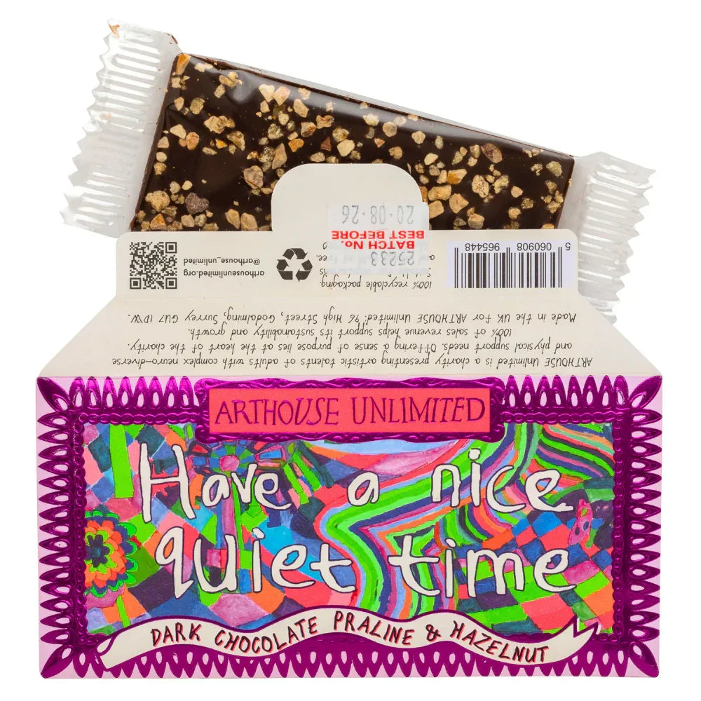 Arthouse Unlimited - Joy Sized: Have a Nice Quiet Time, Dark Chocolate Praline & Hazelnut