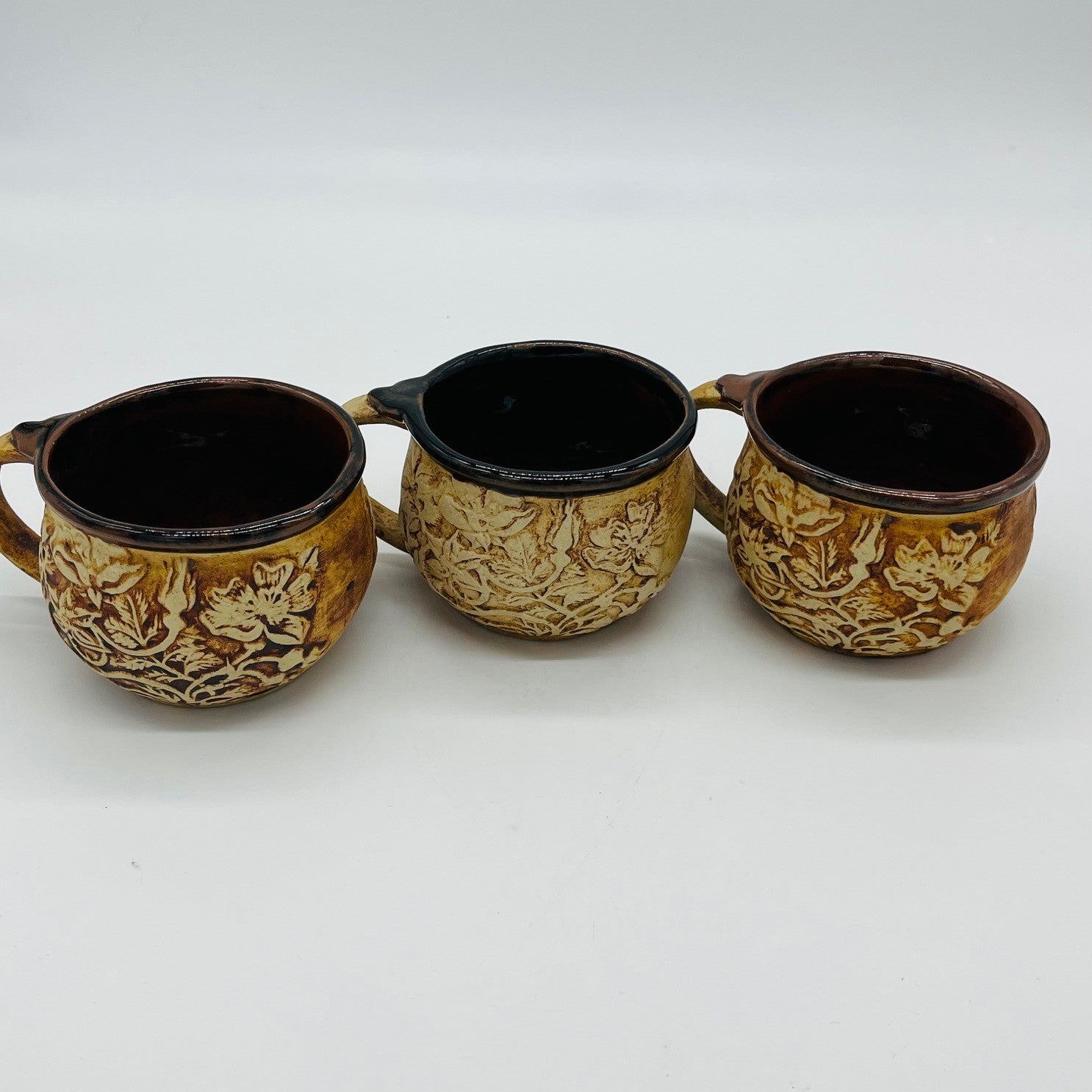 Quantock Pottery Tea Set - Floral Wild Rose
