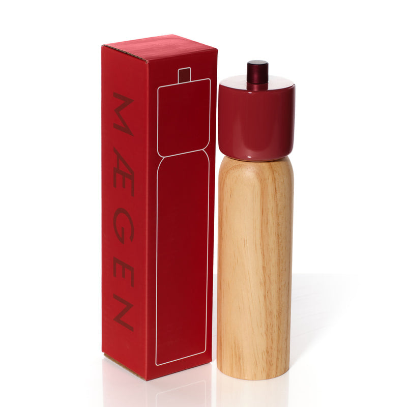 MÆGEN Salt & Pepper Grinder | Red & Red