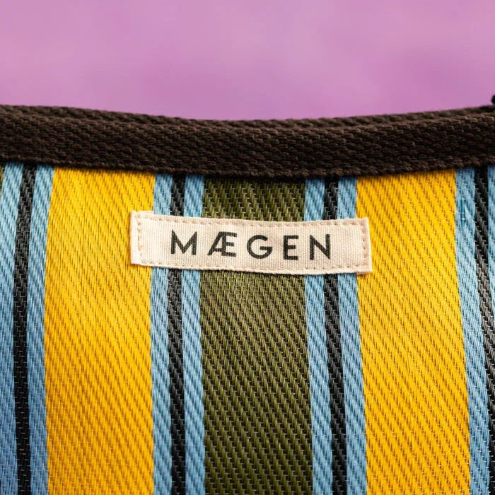 Maegen Pouch: Chocolate, Yellow, Olive