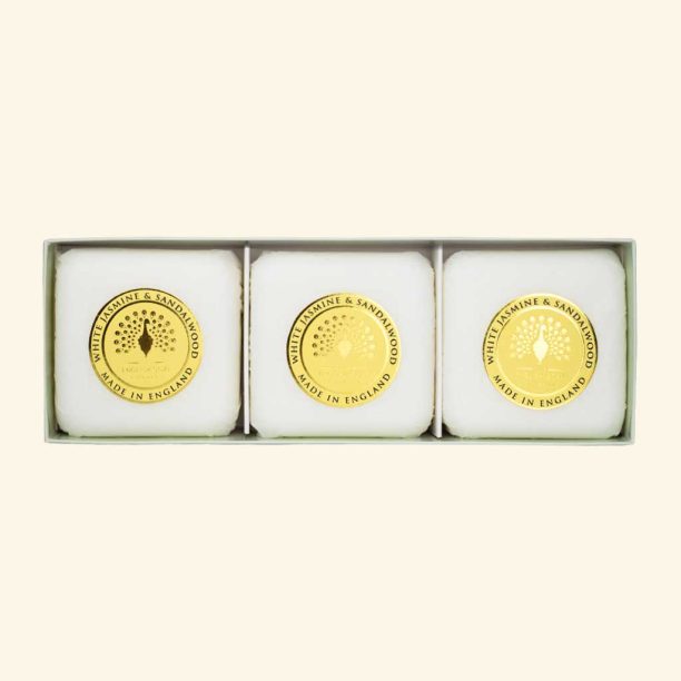 English Soap Company -Triple Soap Gift Box - White Jasmine