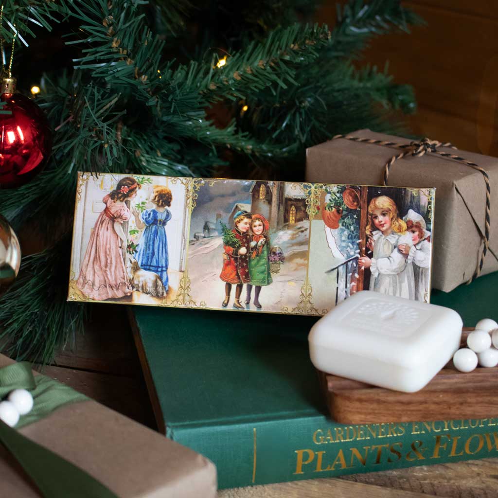 Victorian Christmas Triple Soap Gift Box