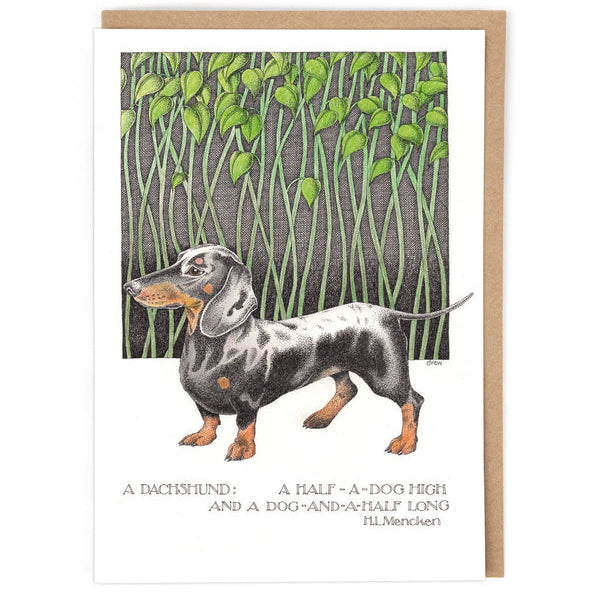 Dachshund – Funny Dog Greeting Card