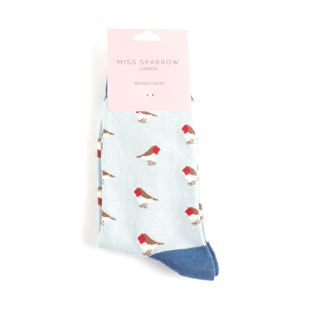 Miss Sparrow - Little Robins - Pale Blue