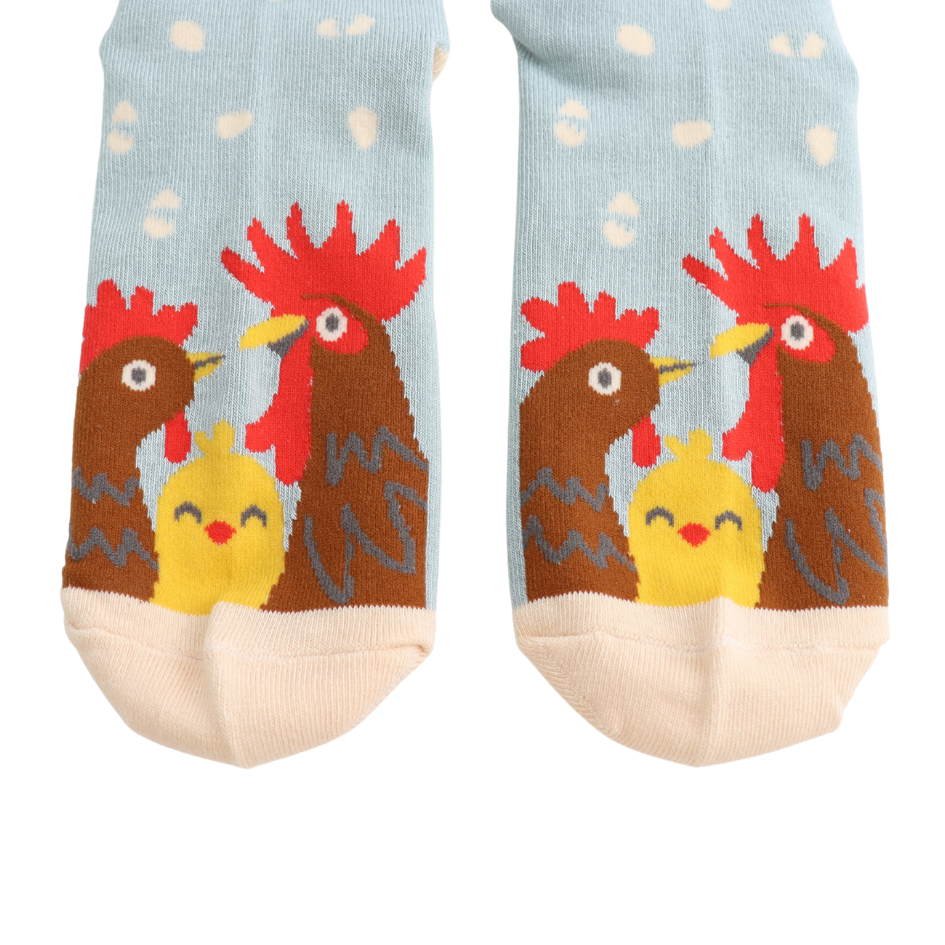 Miss Sparrow - Chicken Family - Duck Egg Socks