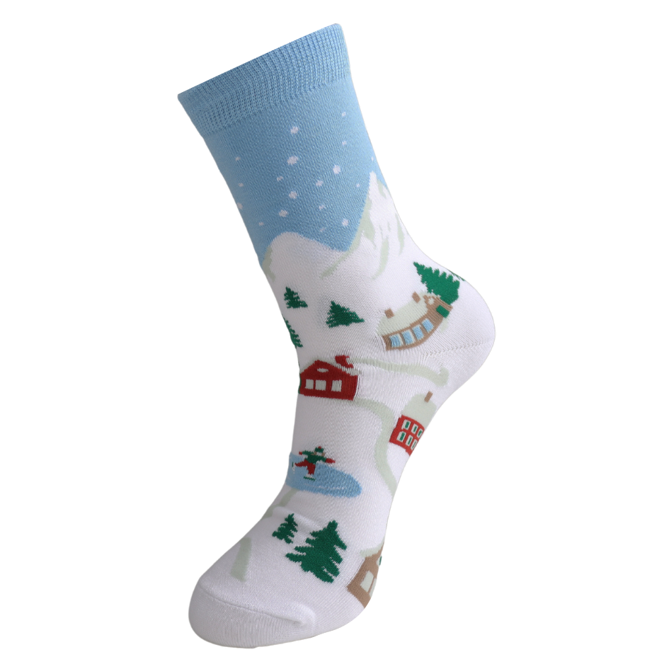 Miss Sparrow - Christmas Village - Blue