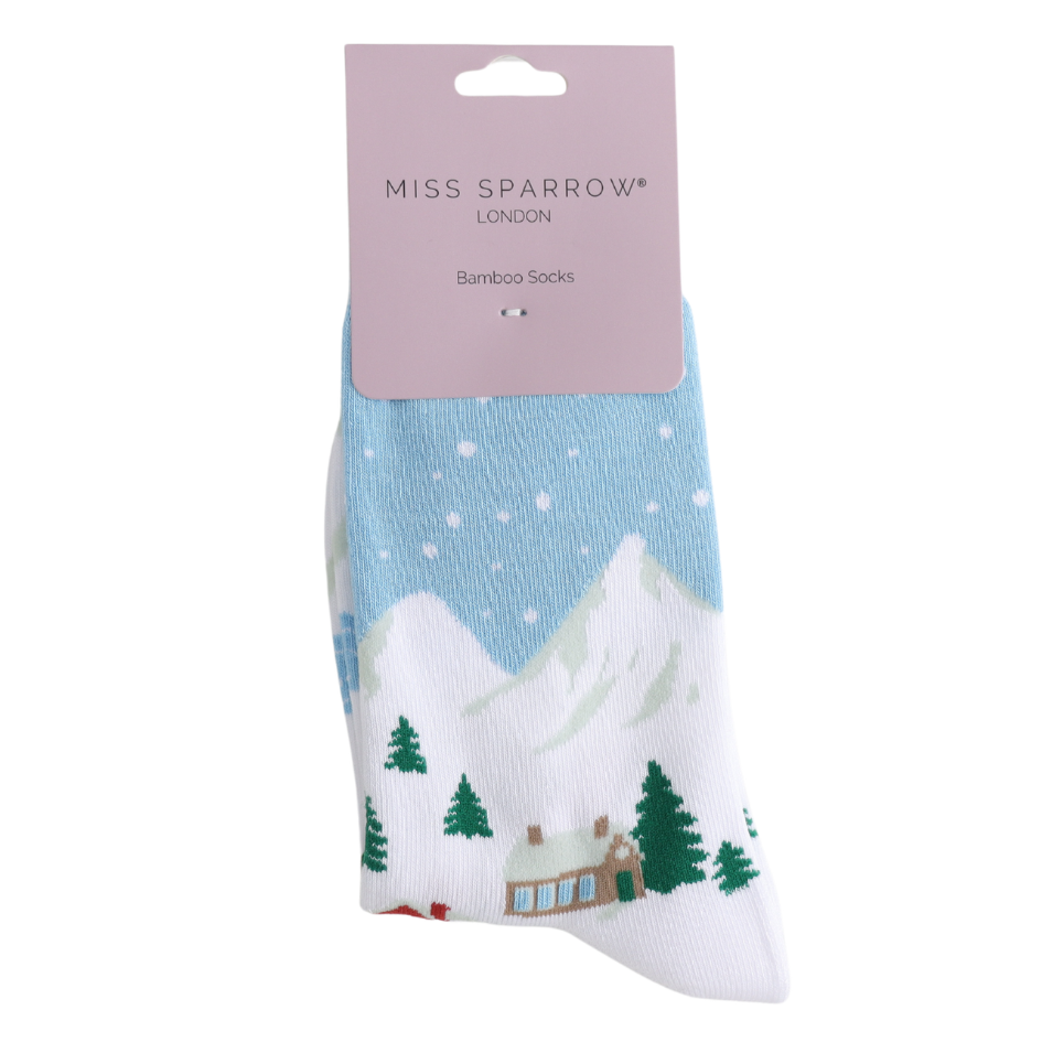 Miss Sparrow - Christmas Village - Blue