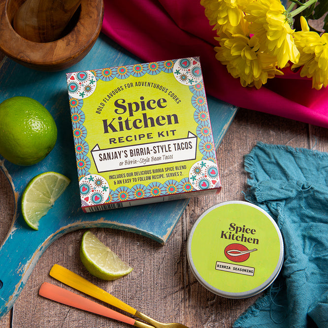 Spice Kitchen - Sanjay’s Birria-Style Tacos (or Five Bean Chilli) Recipe Kit